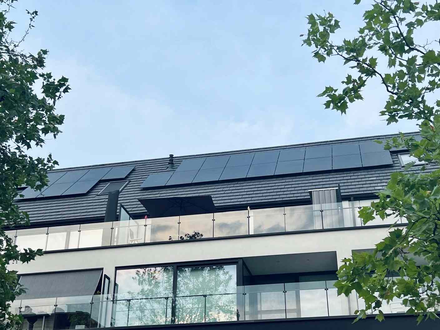 Zonnepanelen appartement Herent